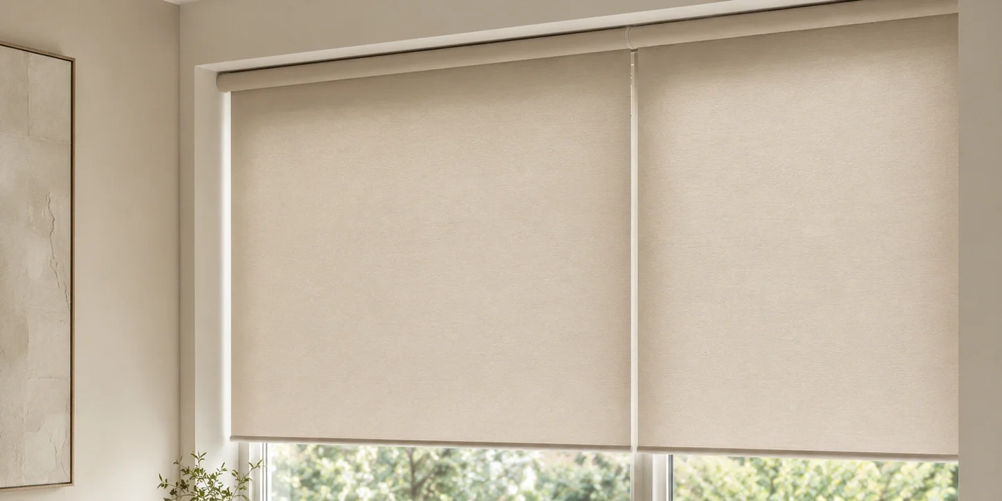 Minimal roller blinds for modern interiors